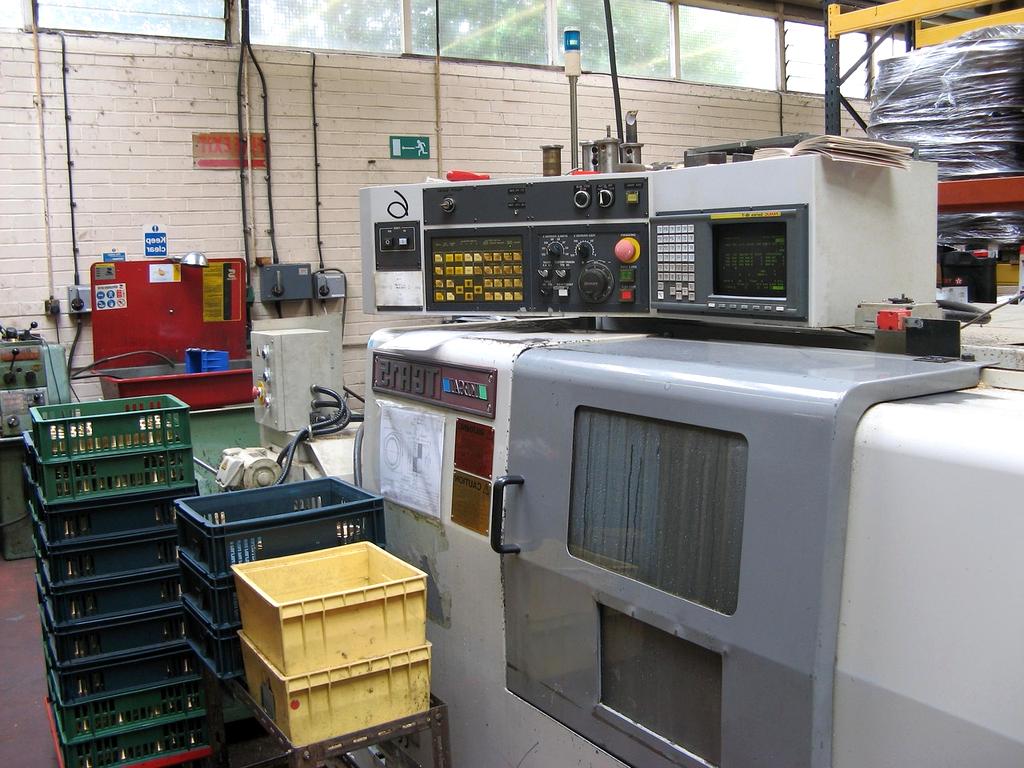 Industrial automation equipment with control panel